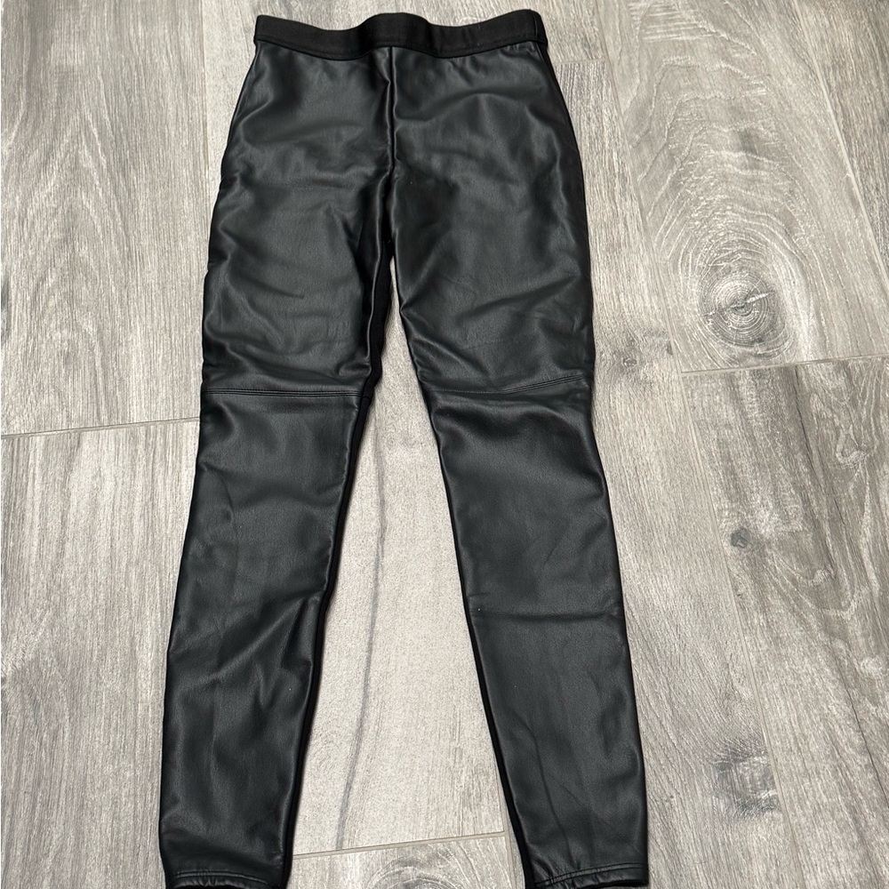 Bailey 44 Black Faux Leather Leggings-XS